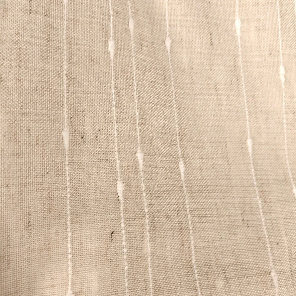 New Ralph Lauren Window Curtains 2 Panels Natural 54 x 96 Linen Back Tab Pocket